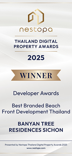 Certificate Best Branded Beach Front Development Thailand Banyan Tree Residences Sichon updated